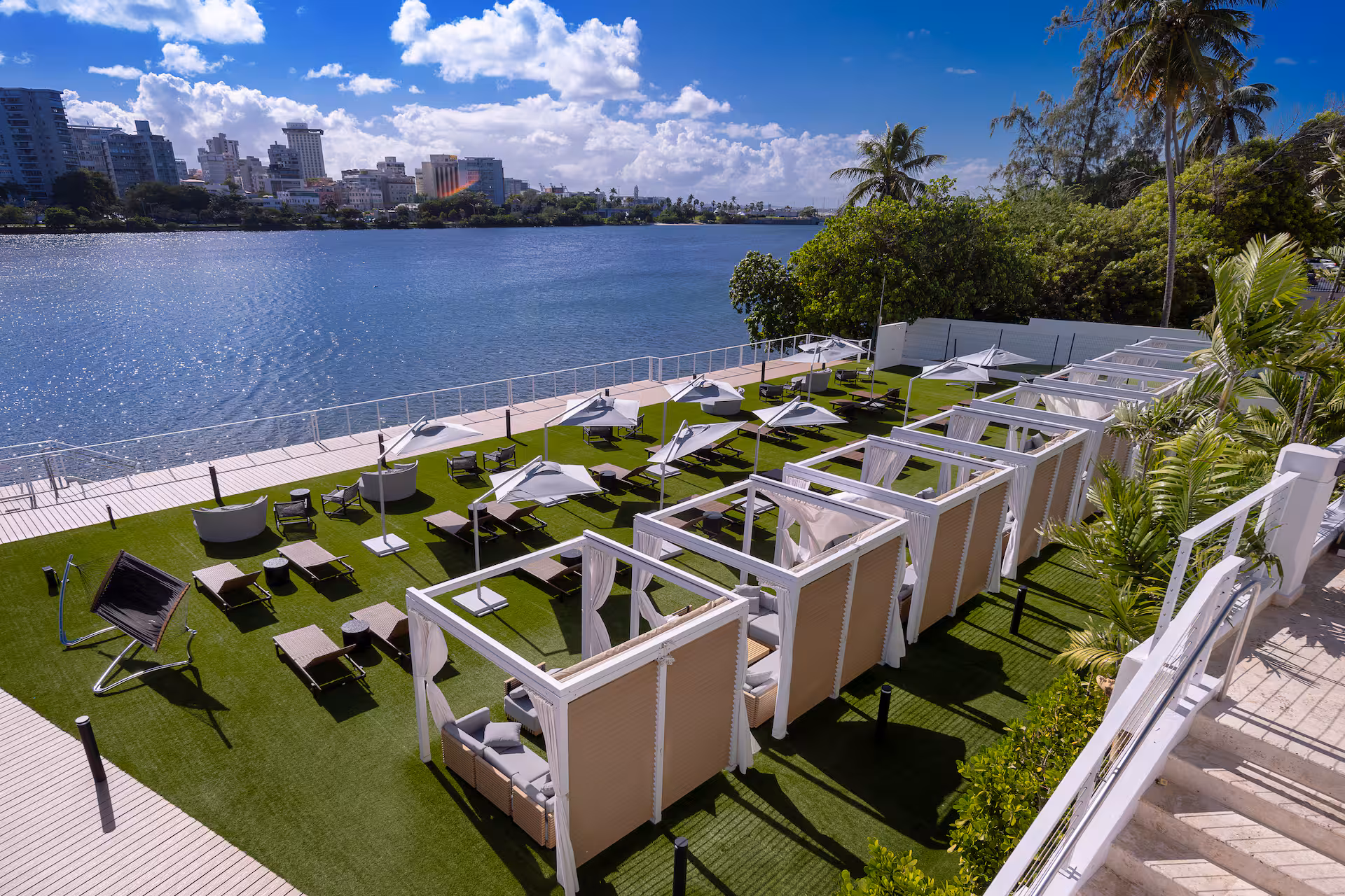 Laguna Terrace daytime view over the Condado Lagoon